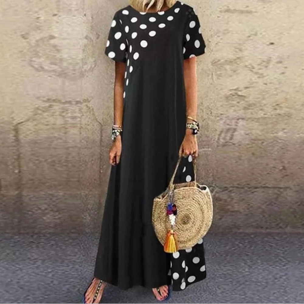 Black 2X Maxi dress never worn